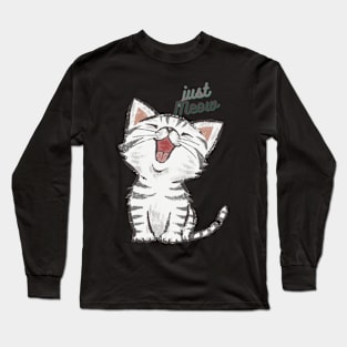 Cute cat Long Sleeve T-Shirt